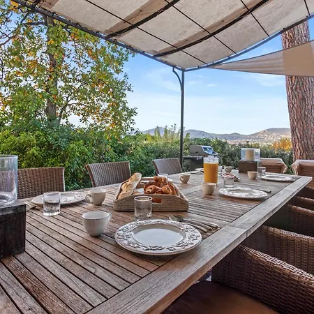 Le Tropezien - Vue A 180, 3 Chambres, Jardin & Piscine Casa de Férias Saint-Tropez