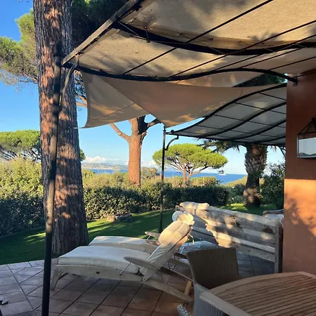Le Tropezien - Vue A 180, 3 Chambres, Jardin & Piscine Feriehus Saint-Tropez