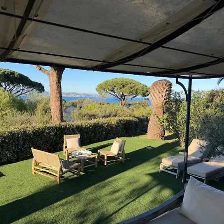 Le Tropezien - Vue A 180, 3 Chambres, Jardin & Piscine